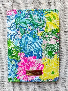 Lilly Pulitzer Cheek to Cheek Zebra Safari Passport Holder Travel Wallet
